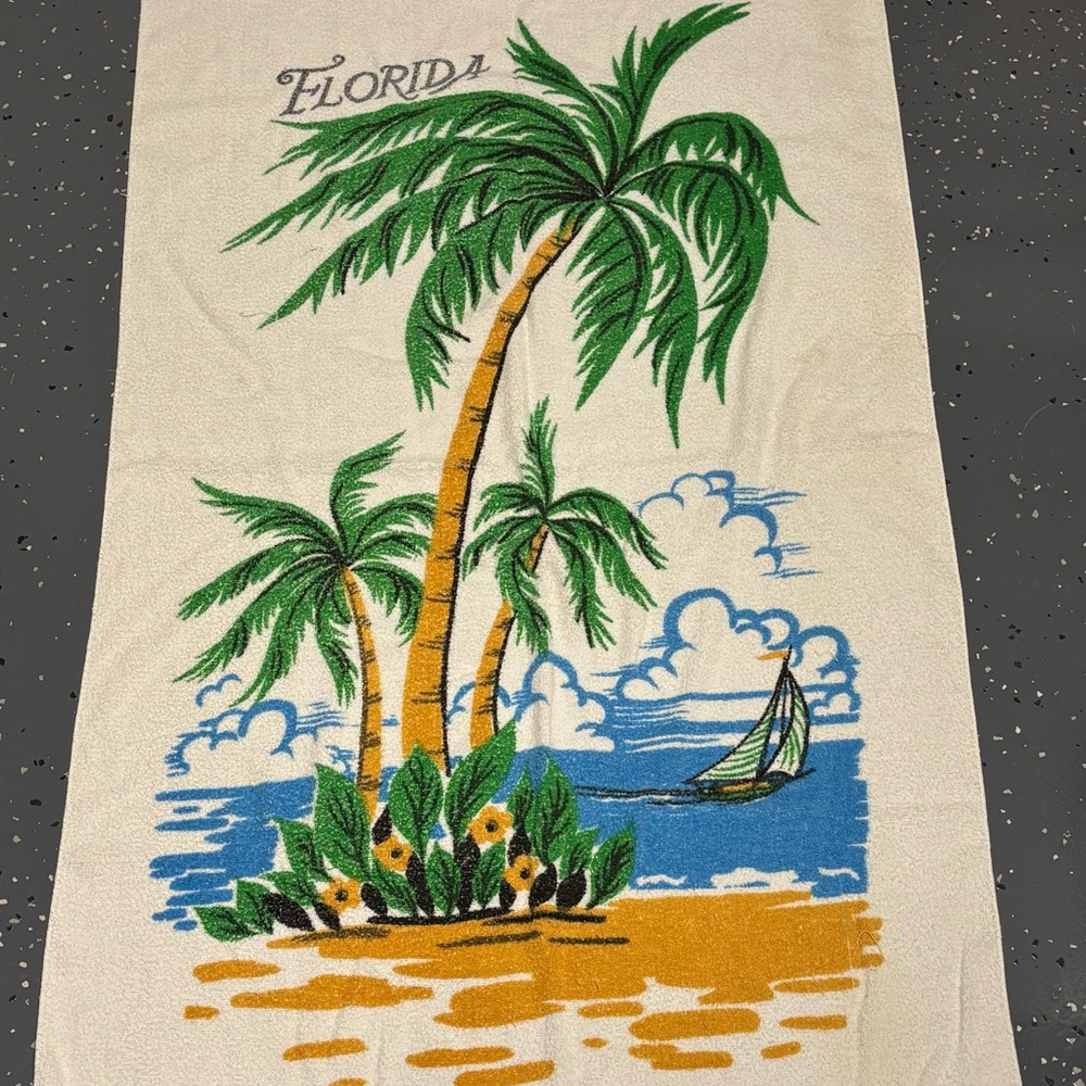 Canon Green and Blue Beach Towel Vibrant Bath Essential